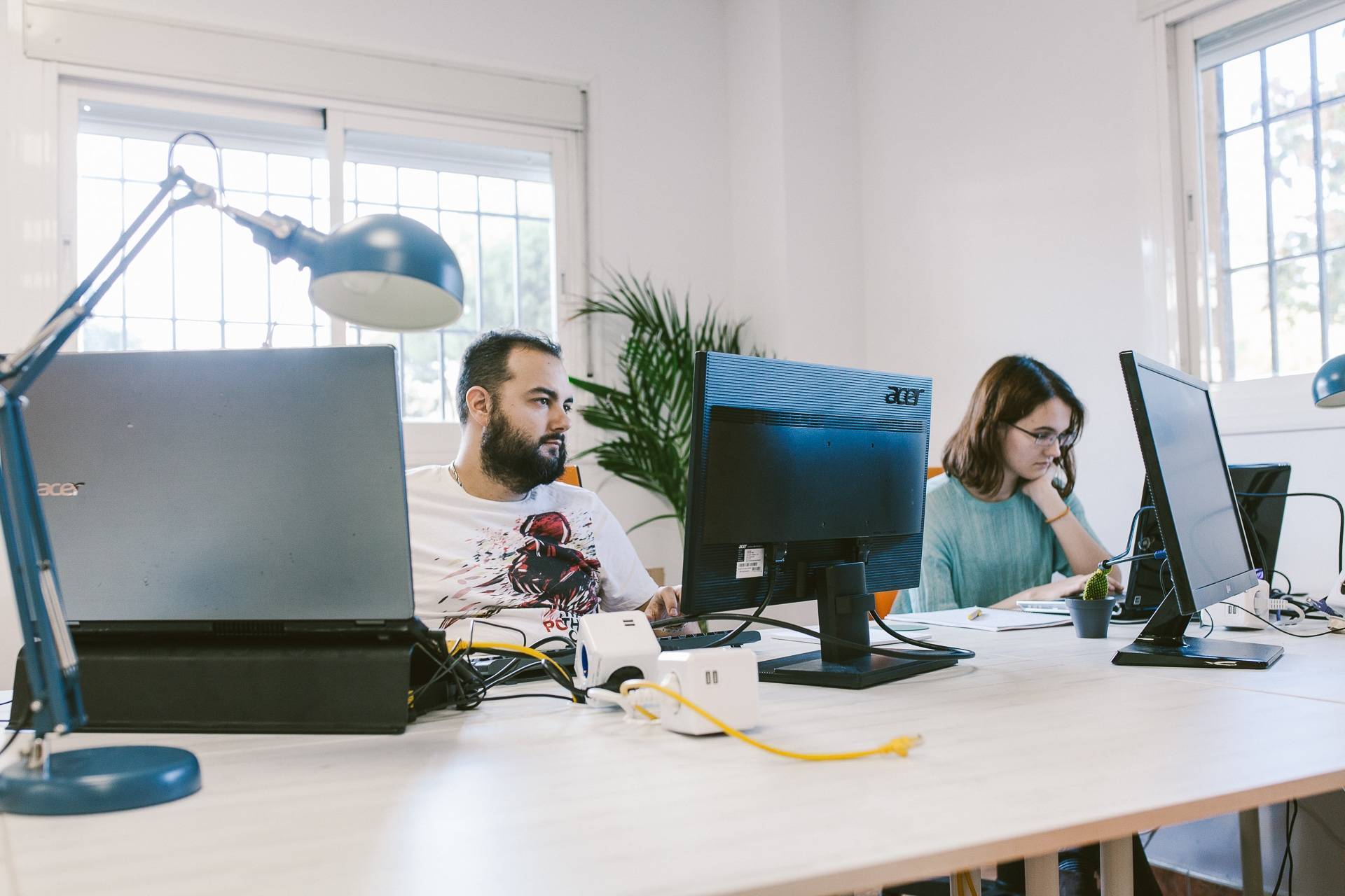 Coworkers en la oficina